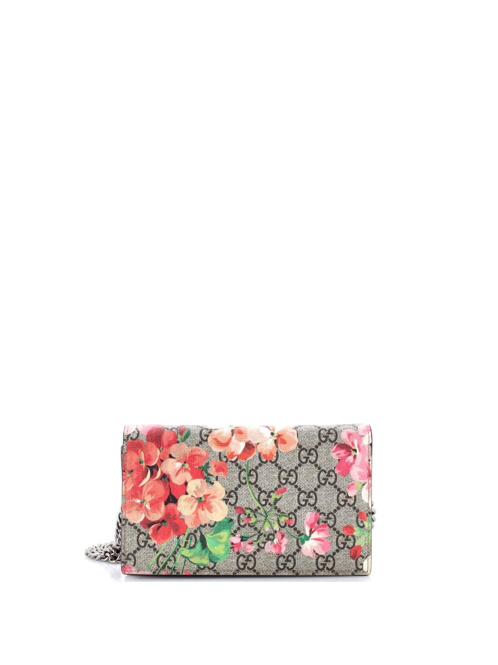 Gucci Chain Wallet Blooms Print Gg #366206G10B